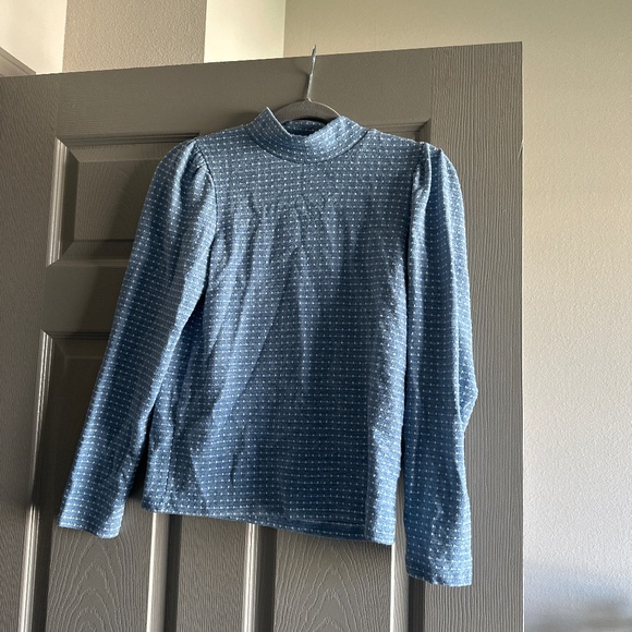Madewell long sleeve mock neck top size s - Picture 1 of 3